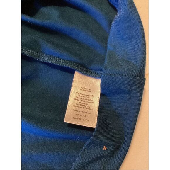 NEW Talbots Women Royal Blue Stretch Dress with Belt Sz 1X - Picture 4 of 7